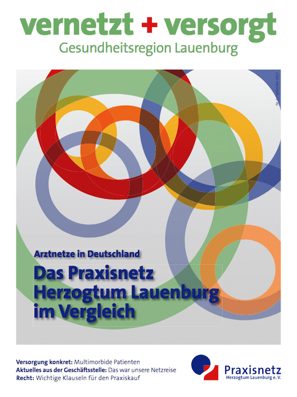 Titelbild „vernetzt + versorgt“ Ausgabe September 2017